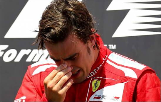 Notable triunfo del espa�ol Fernando Alonso ante su p�blico