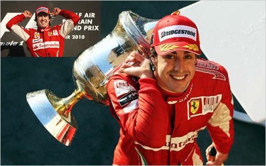 Alonso gana GP de Bahr�in en debut con Ferrari