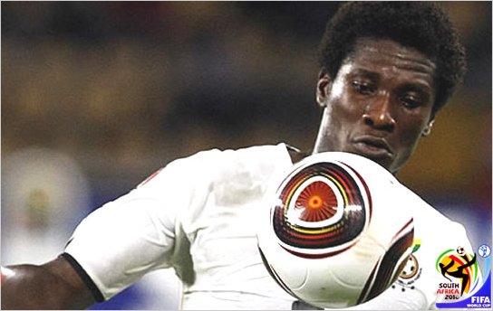 Asamoah Gyan, el h�roe que tiene a �frica vivo en Sud�frica