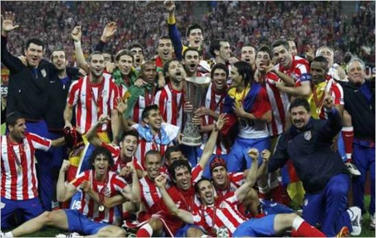 Atl�tico Madrid gole� al Bilbao y es el campe�n de la Europa League