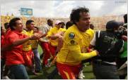 Aucas desata j�bilo con hist�rico ascenso a la B