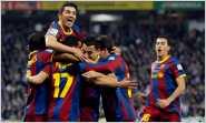 El Barcelona cerr� el a�o con otra goleada