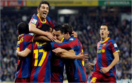 El Barcelona cerr� el a�o con otra goleada