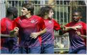 El Bar�a campe�n vuelve a los entrenamientos
