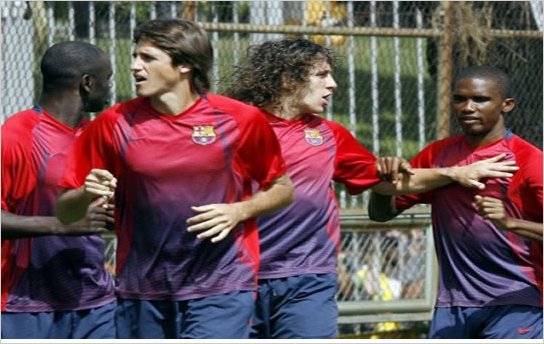 El Bar�a campe�n vuelve a los entrenamientos