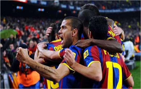 El Barcelona golea 5-0 al Madrid y se sit�a l�der de la Liga