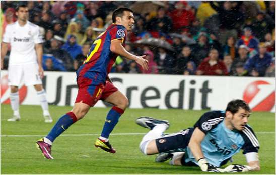 El Barca es el primer finalista de la Champions 2011