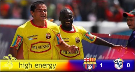 El local Barcelona vence 1 a 0 al Manta