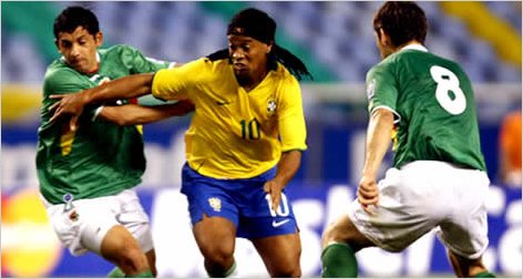 Bolivia se dio un gusto ante Brasil venci�ndolo 2 a 1
