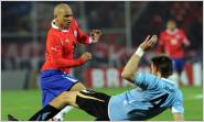 Chile empat� frente a Uruguay 1 a 1 y lidera el grupo (Video)