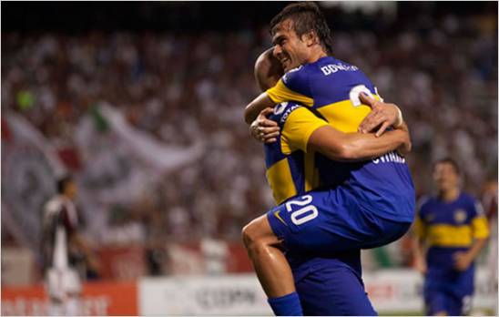 Boca, V�lez y Corinthians avanzan en la Copa Libertadores