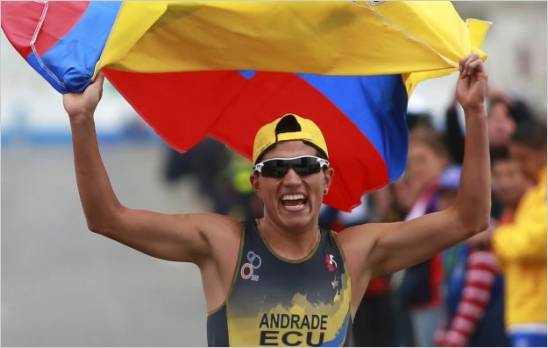 El equipo ecuatoriano conquista oro en triatl�n por relevos de Bolivarianos