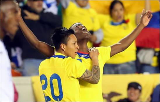 Ecuador - Honduras un intenso partido con empate de �ltimo minuto