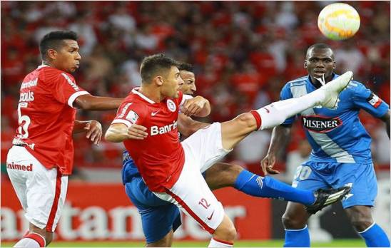 Emelec cayÃ³ 3-2 ante Inter de Porto Alegre por la Copa Libertadores