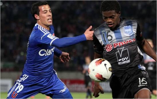 Emelec iguala 2-2 de visita ante el campe�n sudamericano la U. de Chile