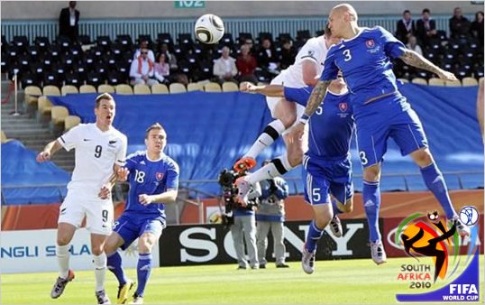 Eslovaquia empat� 1-1 con Nueva Zelanda en el Mundial Sudafrica