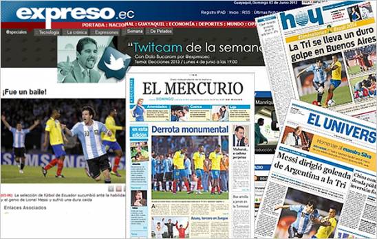 La prensa local habl� de 