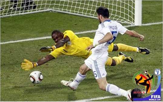 Grecia obtuvo su primera victoria en un Mundial al derrotar 2-1 a Nigeria