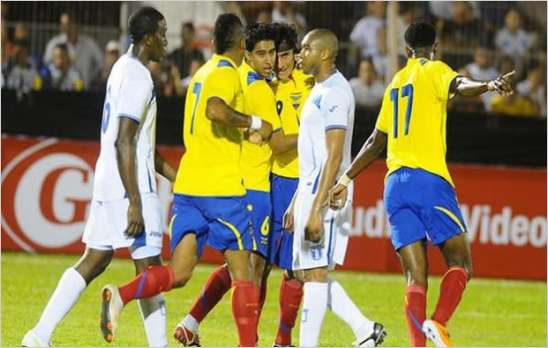 Ecuador y Honduras empatan en partido amistoso