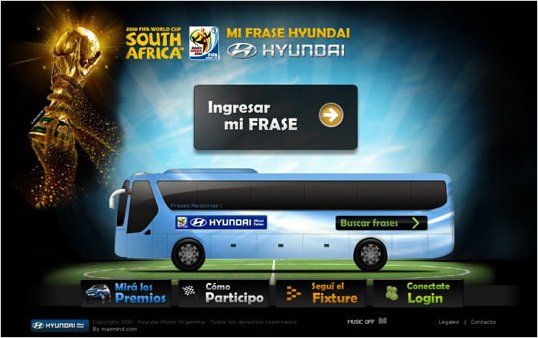 Hyundai mueve el Mundial de f�tbol Sud�frica 2010