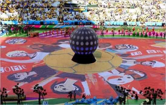 As� fue la ceremonia de inauguraci�n de la Copa del Mundo Brasil 2014