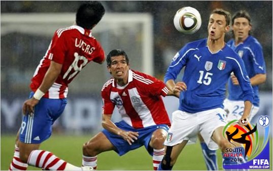 Paraguay e Italia empataron 1-1 por el Grupo F de la Copa del Mundo