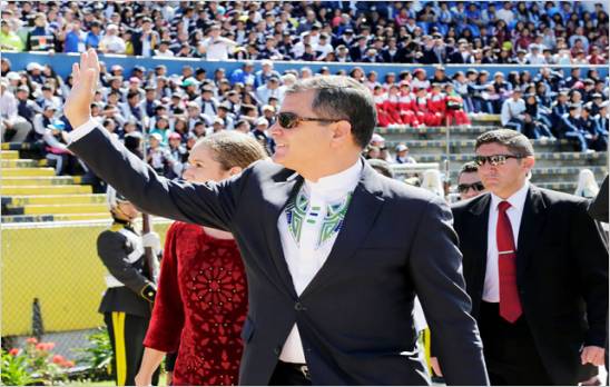 Presidente de Ecuador inaugura VI Juegos Juveniles Nacionales