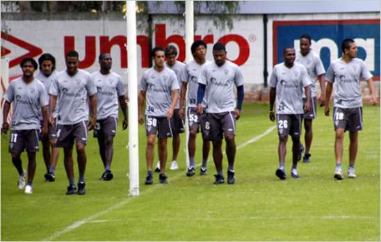 Liga de Quito realiza su �ltima pr�ctica previo al viaje rumbo a Mendoza