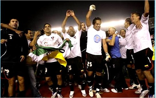 Liga de Quito l�der en Ecuador y con gran crecimiento