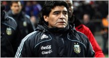 Maradona dice �Me trataron como basura� los medios de prensa