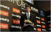 Messi recibe la Bota de Oro