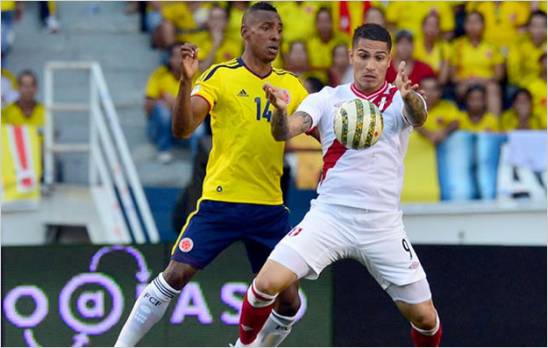 Per� cay� 2-0 ante Colombia y est� obligado a ganar a Uruguay