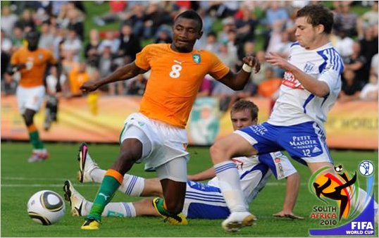 Calificaci�n de los jugadores de Costa de Marfil ante Portugal