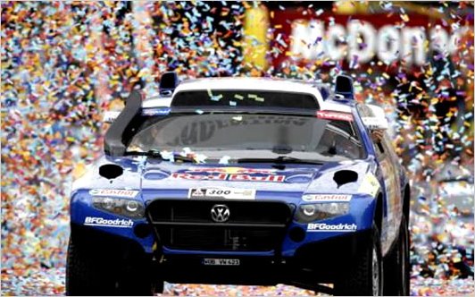 Carlos Sainz ganador del Dakar 2010 en coches
