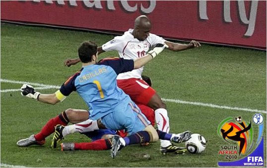 Suiza di� la sorpresa y vence a Espa�a por 1 a 0 en Sudafrica